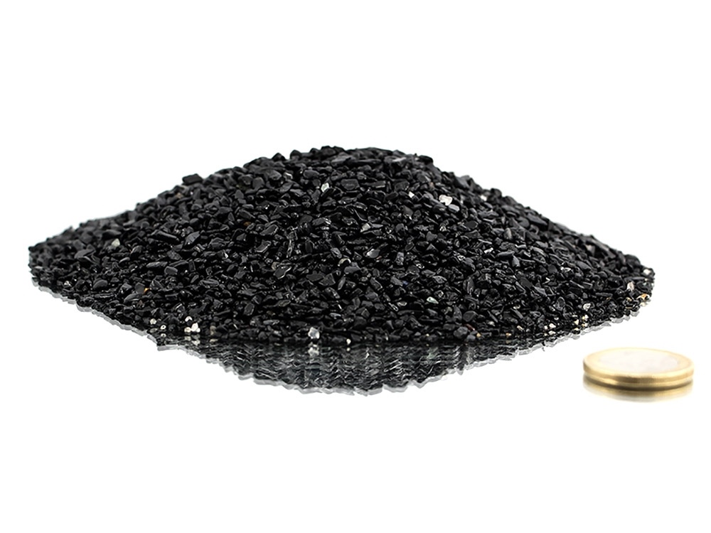 Turmalin schwarz 1 kg Polierte Trommelsteine 