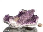 Calcit Kristall auf Amethyst