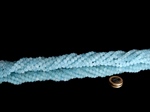 Aquamarin 6 mm Extra Kugelkettenstrang