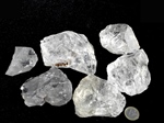 Bergkristall transparente Quarz Rohsteine - 1 kg