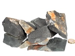 Black Jade - schwarze Jade Rohsteine (Australien) 1 kg