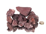 Jaspis rot B-Qual. kleine Rohsteine (3-9 cm) - 1 kg