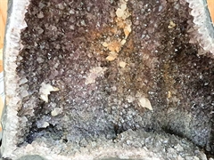 Amethystdrusen Paar XL auf Ständer