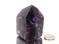 Amethyst Kristallspitze poliert AAA