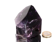 Amethyst Kristallspitze poliert AAA