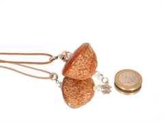 Anhänger Perle und Bergkristall