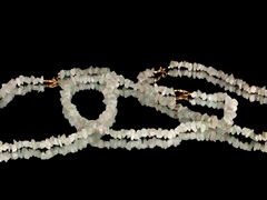 Aquamarin Splitterkette