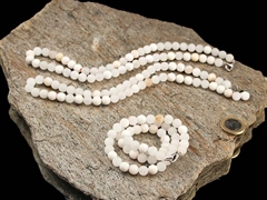 Baryt Kugelkette 8 mm / 45 cm