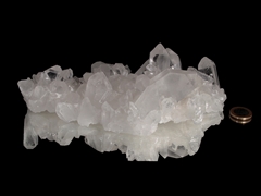 feine Bergkristallstufe