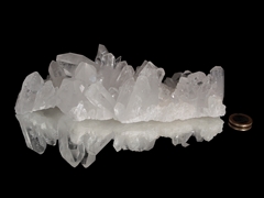 feine Bergkristallstufe