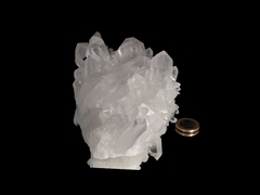 feine Bergkristallstufe