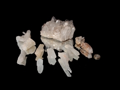 Bergkristall Madagaskar Spitzen & Stüfchen Restposten