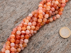 Botswana Achat orange 8 mm Kugelkettenstrang