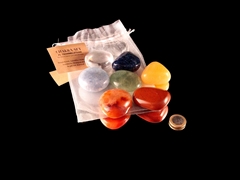Chakra-Set XL Trommelsteine