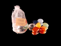Chakra-Set XL Trommelsteine