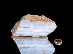 Chalcedon - blue Lace Anschliff