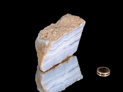 Chalcedon - blue Lace Anschliff