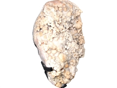 Chalcedon Kugeln Freiform auf Metallsockel