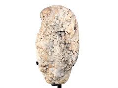 Chalcedon Kugeln Freiform auf Metallsockel