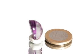 violetter Fluorit - Cabochon