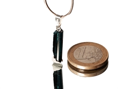 blauer Turmalin - Indigolith Anhänger 925