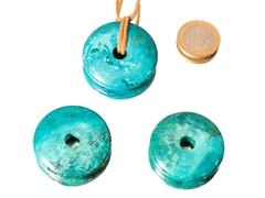 Chrysocoll Donut 40 mm