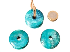 Chrysocoll Donut 40 mm