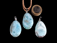 Larimar Anhänger mit 925 Silber