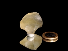 Libysches Wüstenglas - goldener Tektit