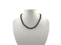 Malachit Kugelkette 6 mm / 45 cm