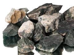 Moosachat kleine Rohsteine (2-6 cm) - 1 kg