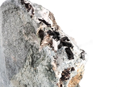 Neptunit Kristalle auf Matrix