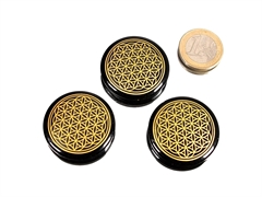 Blume des Lebens - Obsidian