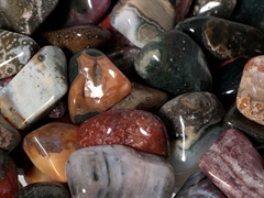 Ozeanchalcedon Trommelsteine 0,5 kg