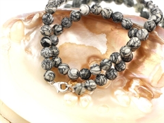 Pinolith Kugelkette 8 mm / 48 cm