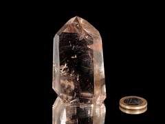 Rauchquarz mit Rutil 'Strahlen'