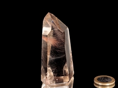 Rauchquarz mit Rutil 'Strahlen'