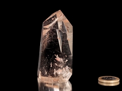 Rauchquarz mit Rutil 'Strahlen'