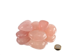 Rosenquarz Pebbles/XL Trommelsteine 0,5 kg