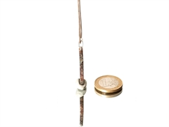 Turmalin mit rotem Dreieck - 925 Silber Anhänger