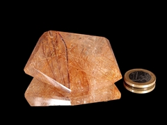 roter Rutilquarz - Freiform
