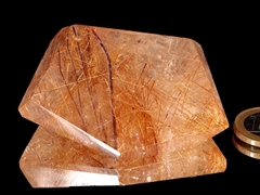 roter Rutilquarz - Freiform