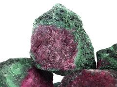 Zoisit mit Rubin (Anyolit) Rohsteine - 1 kg