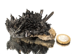 Stibnit (Antimonit) Kristallstufe