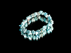 Türkis Splitterarmband