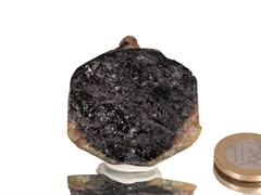 Turmalinscheiben Randstück - dunkler Kern