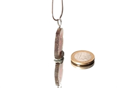 Turmalinscheiben Anhänger - 925 Silber