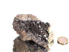 Zinkblende mit Calcit