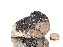 Zinkblende mit Calcit