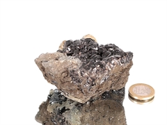 Zinkblende mit Calcit